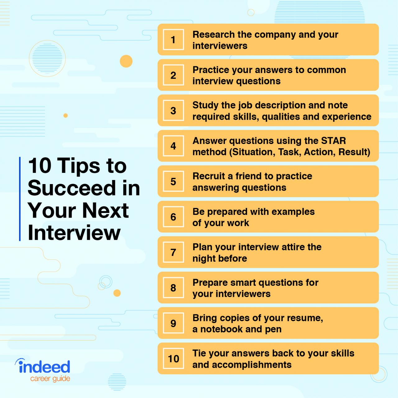 10 most common questions in an interview