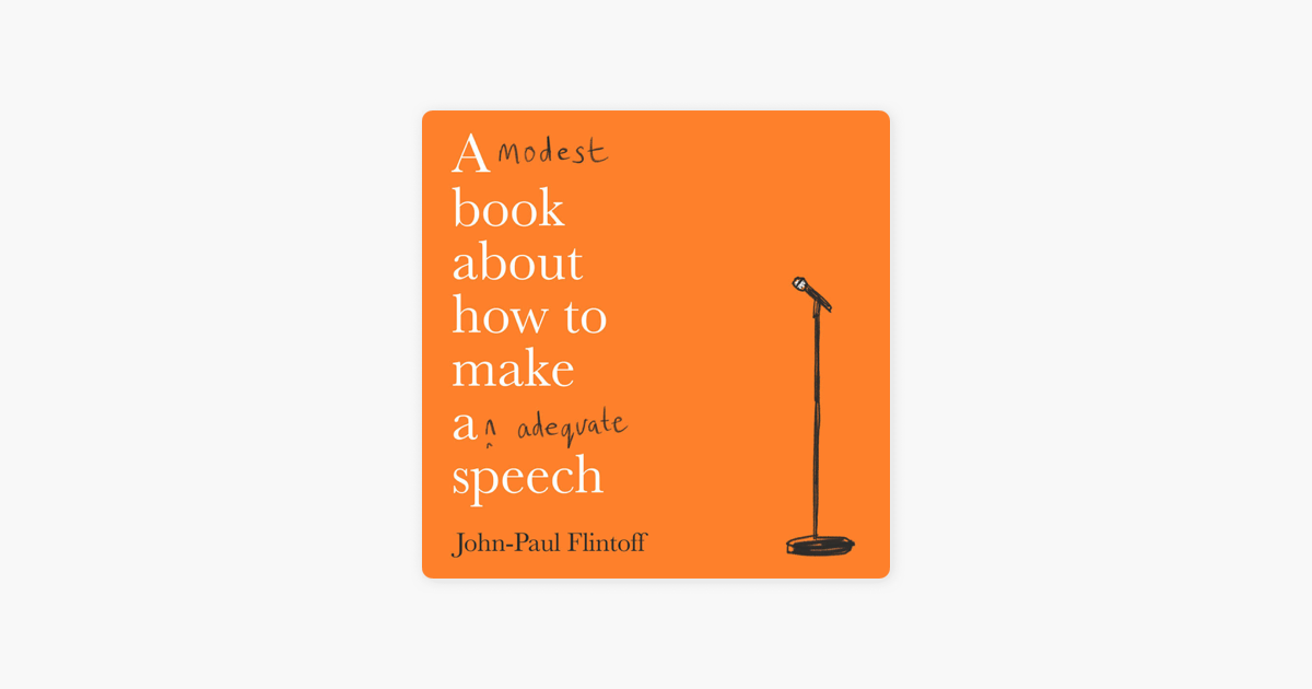 A modest book about how to make an adequate speech