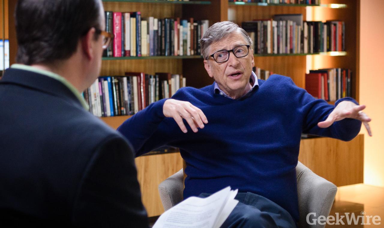 An interview with bill gates