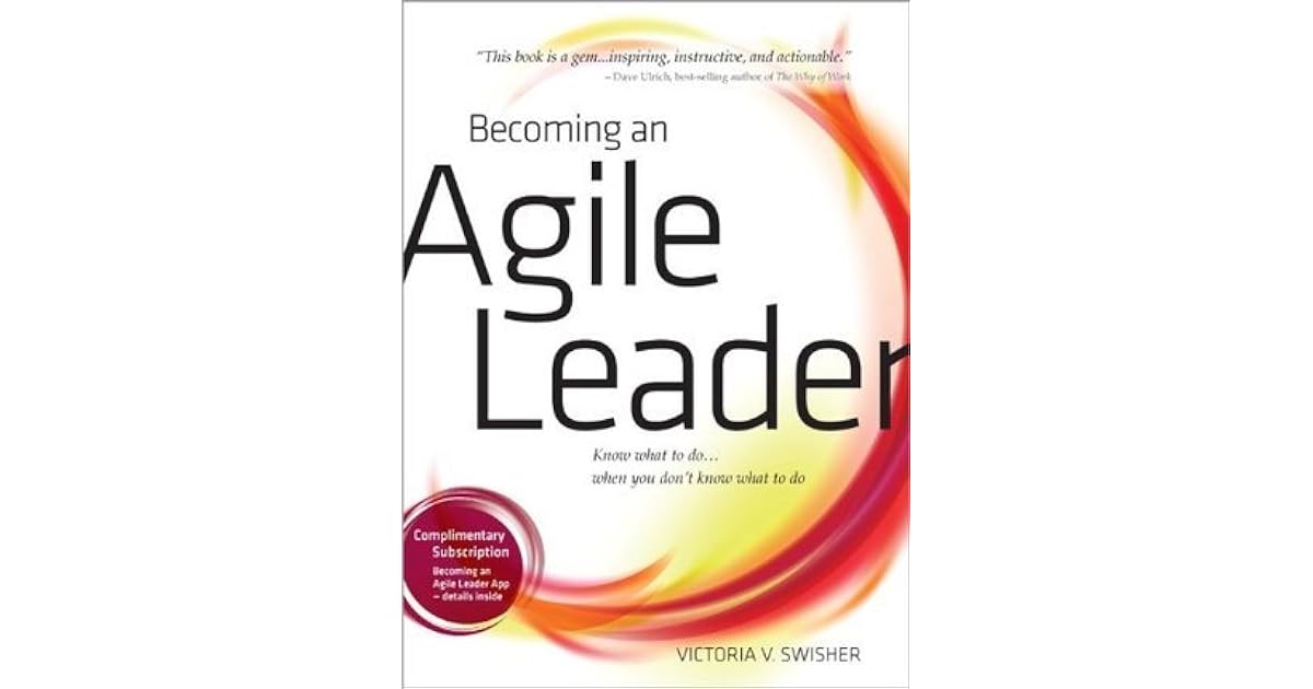 Becoming an agile leader book