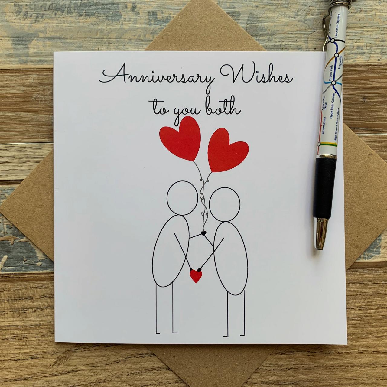 How do you write an anniversary status