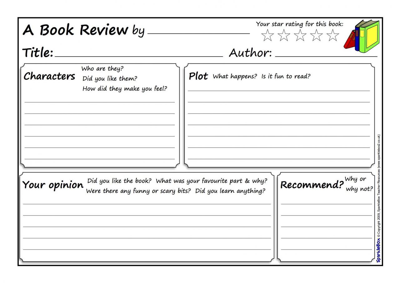 An example of a book review essay