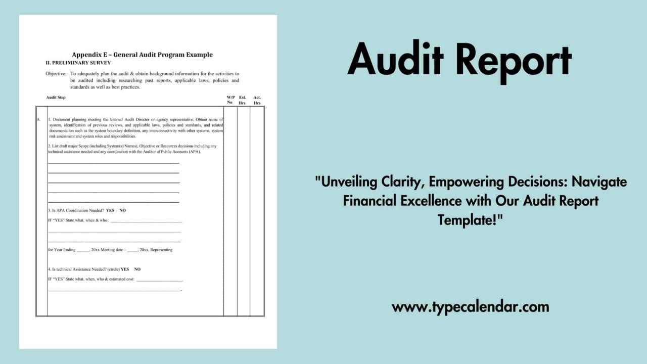 How do you write a conclusion for an audit report