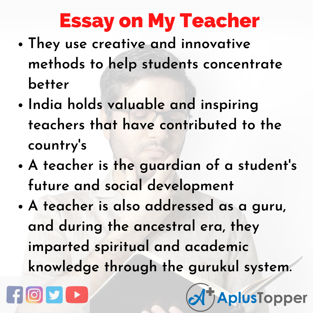 An essay on teachers
