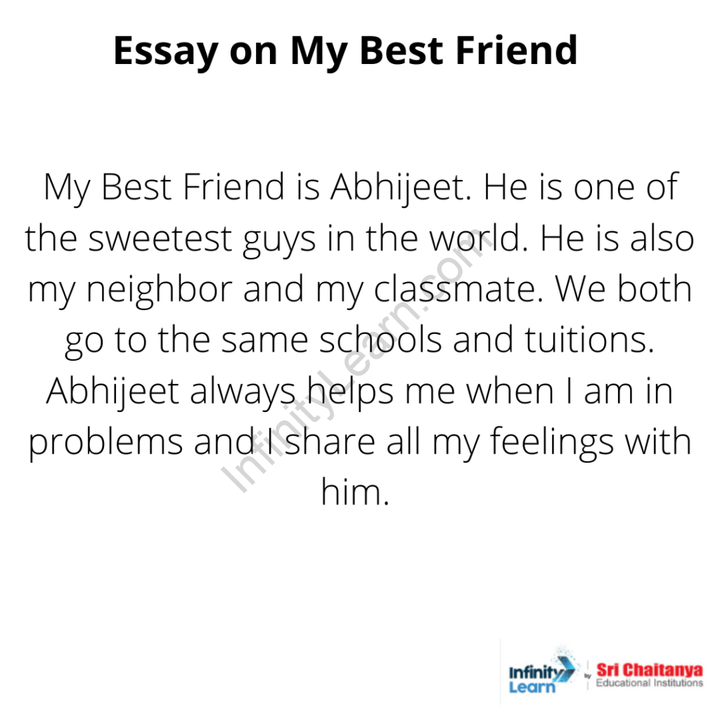 An essay to my best friend