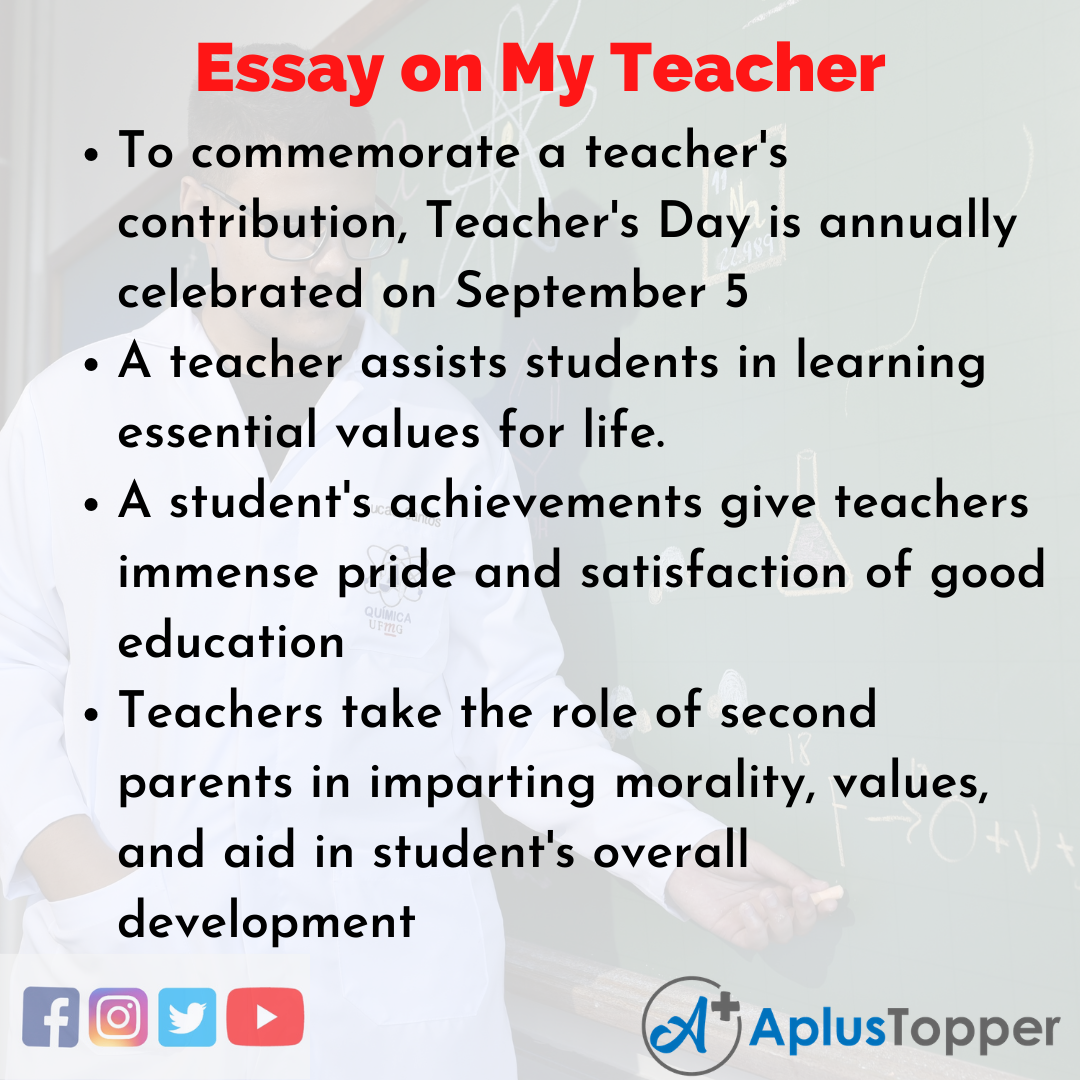 An inspiring teacher descriptive essay