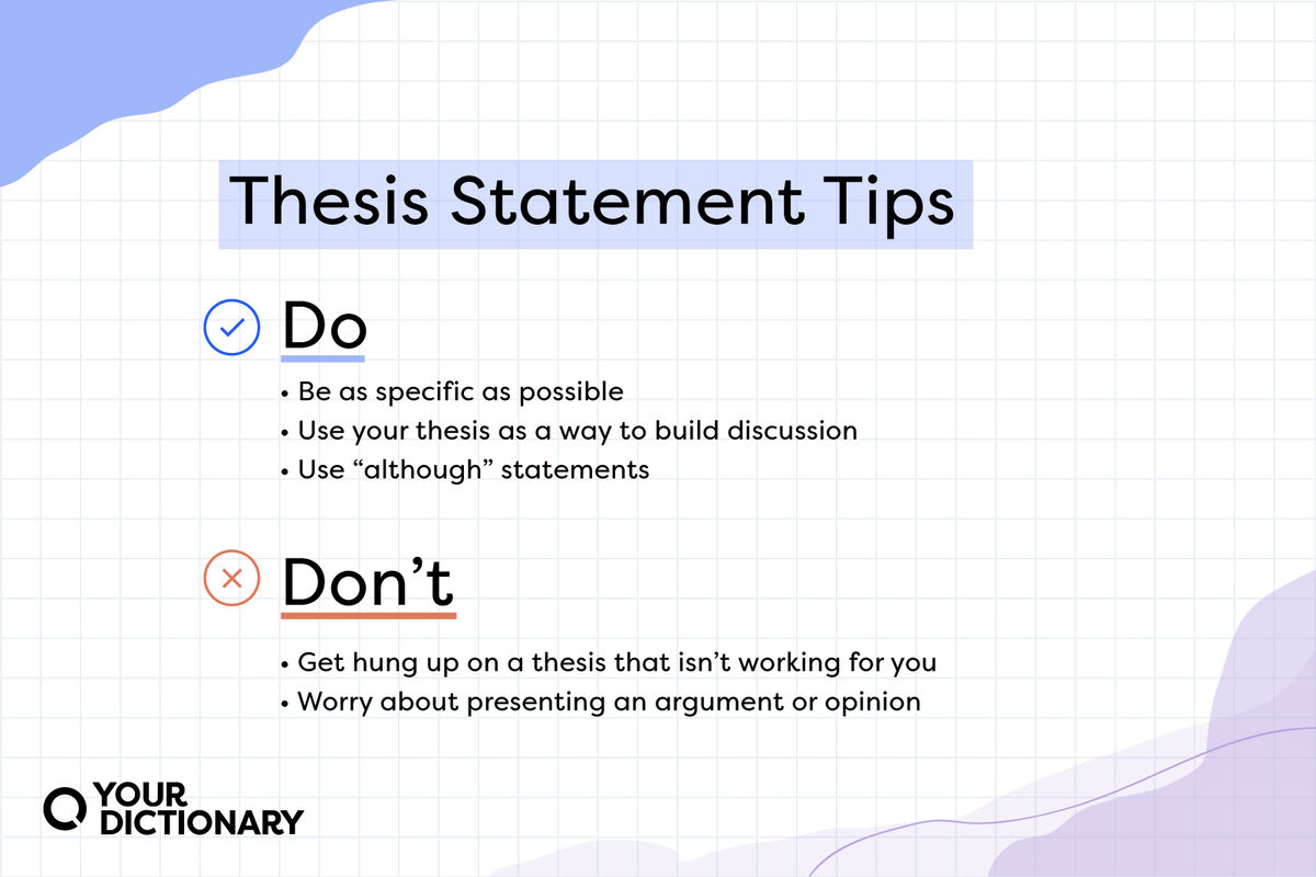 How to write a good thesis sentence for an essay