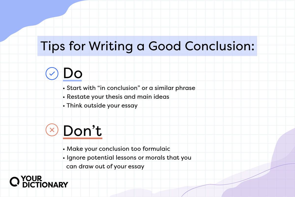 How to write a conclusion of an article