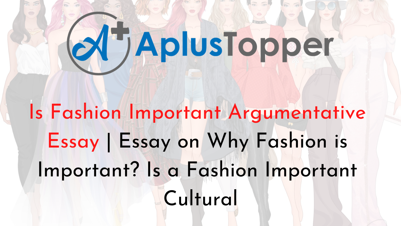 An essay about fashion