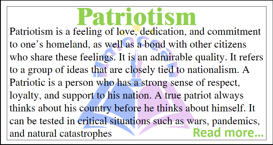 An essay on patriotism