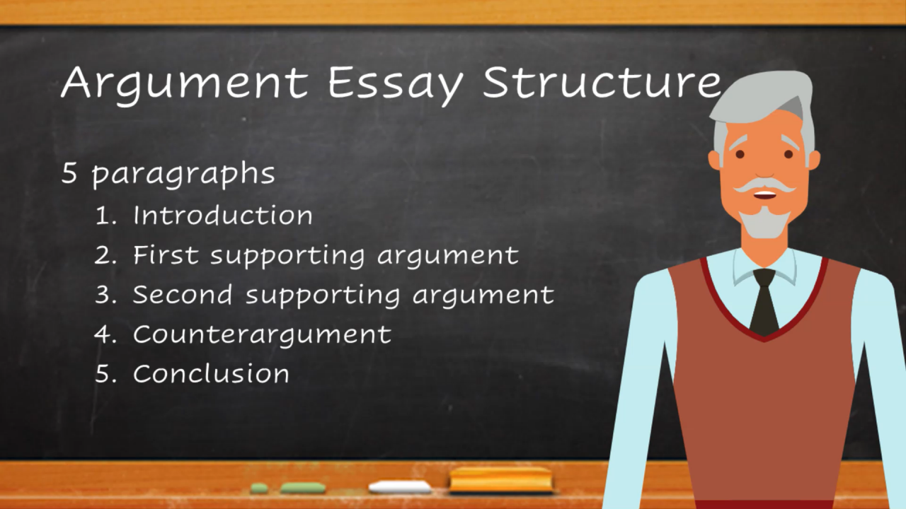 Argument in an essay