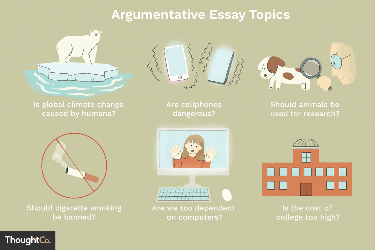 Best topics to write an argumentative essay on