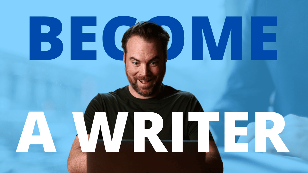 How to become an writer