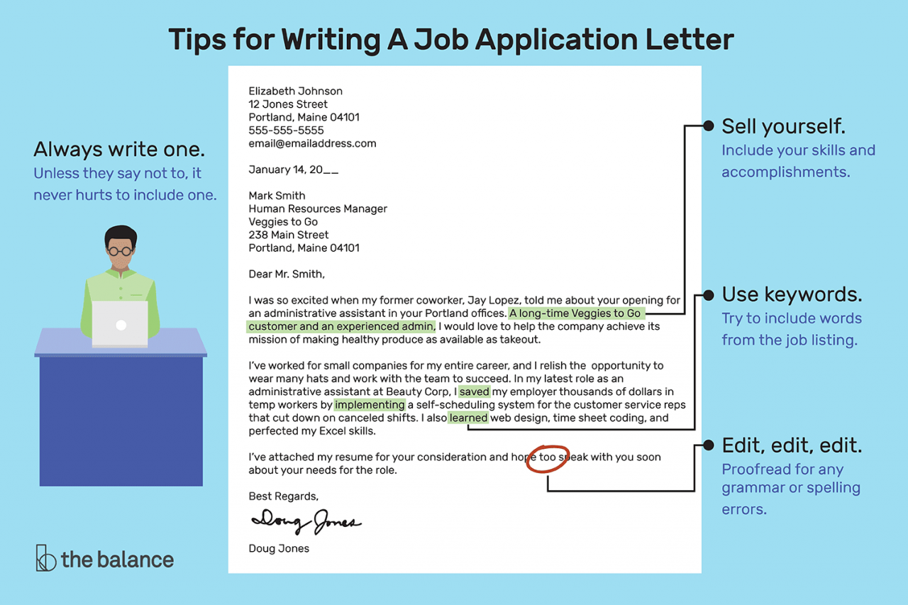 How do you write an open application letter