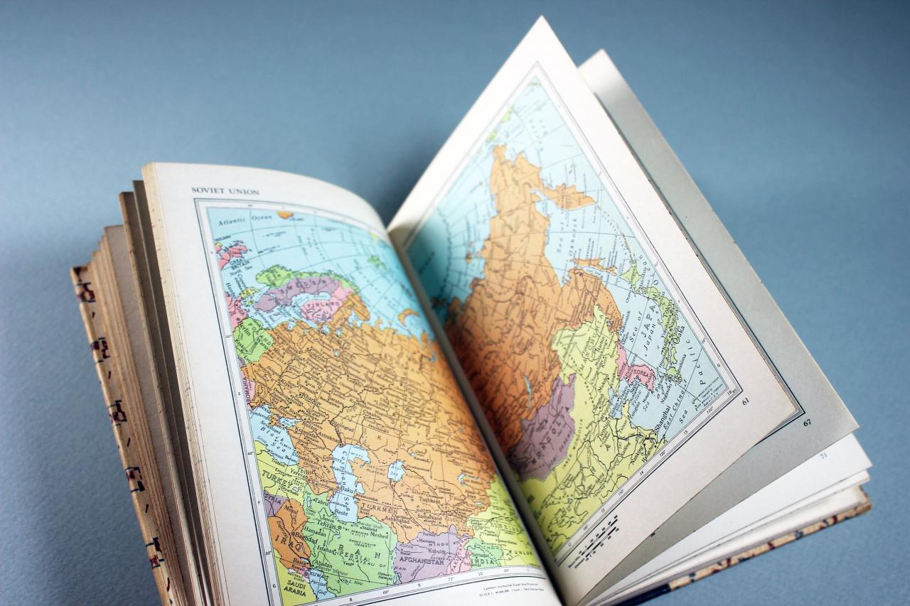 An atlas is a book of maps