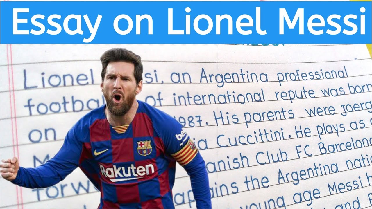 An essay about messi