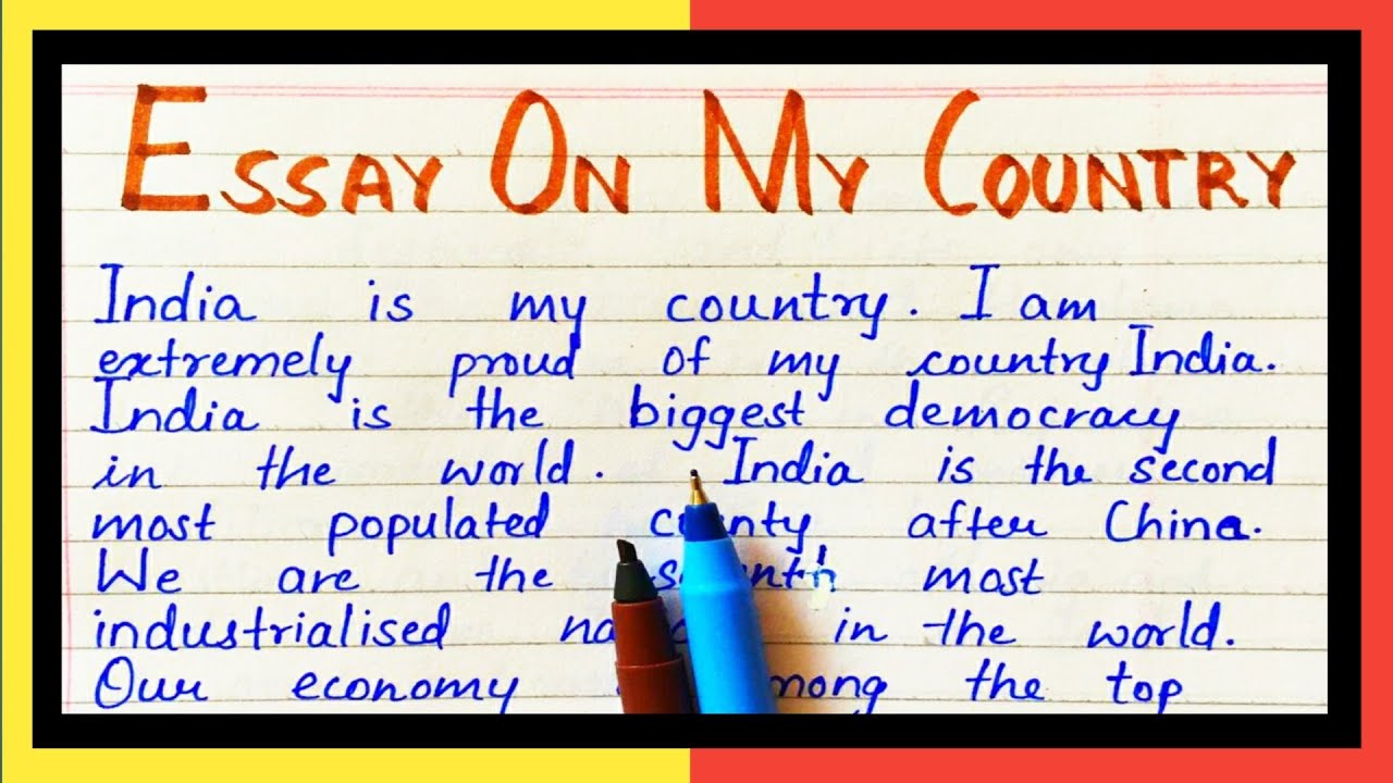 An essay about my country