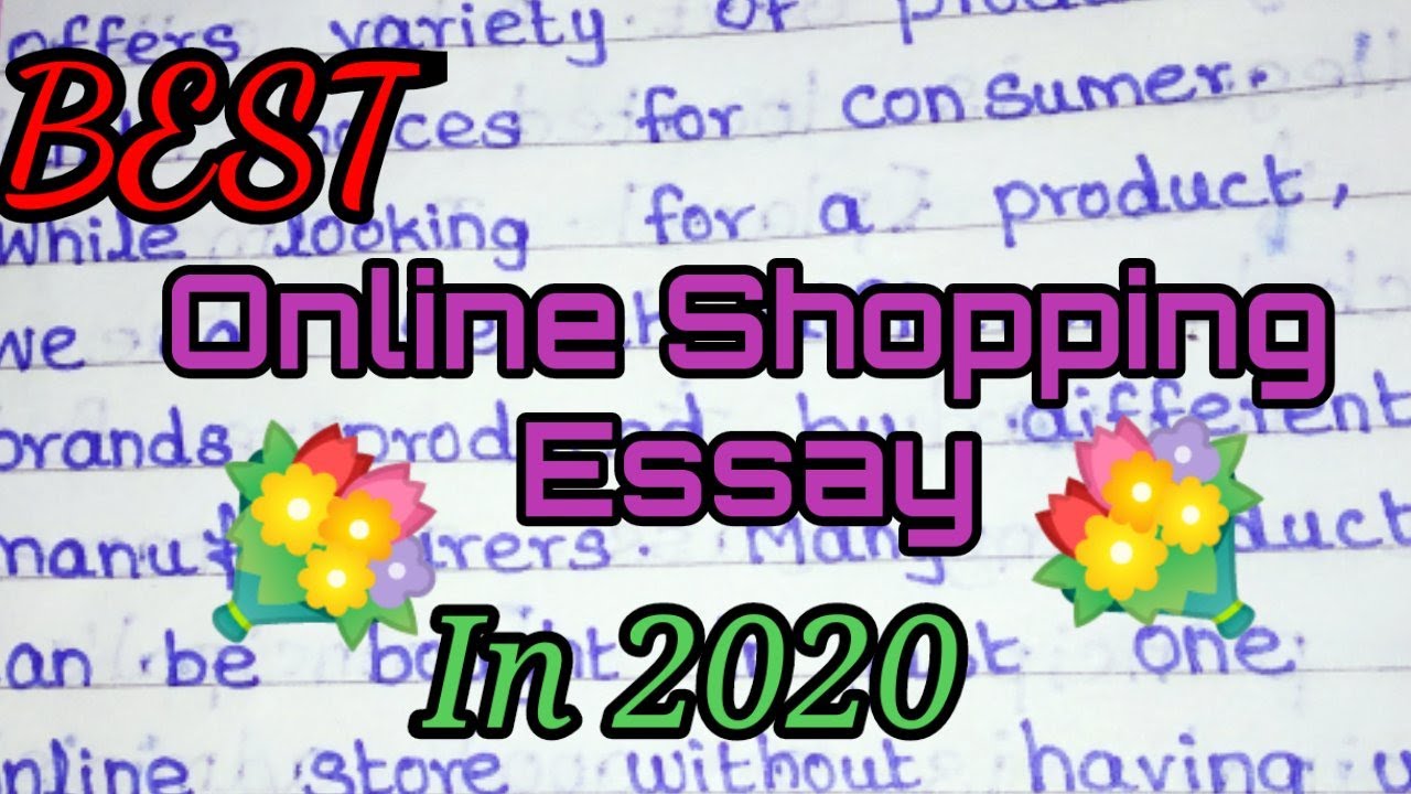 An essay about online shopping