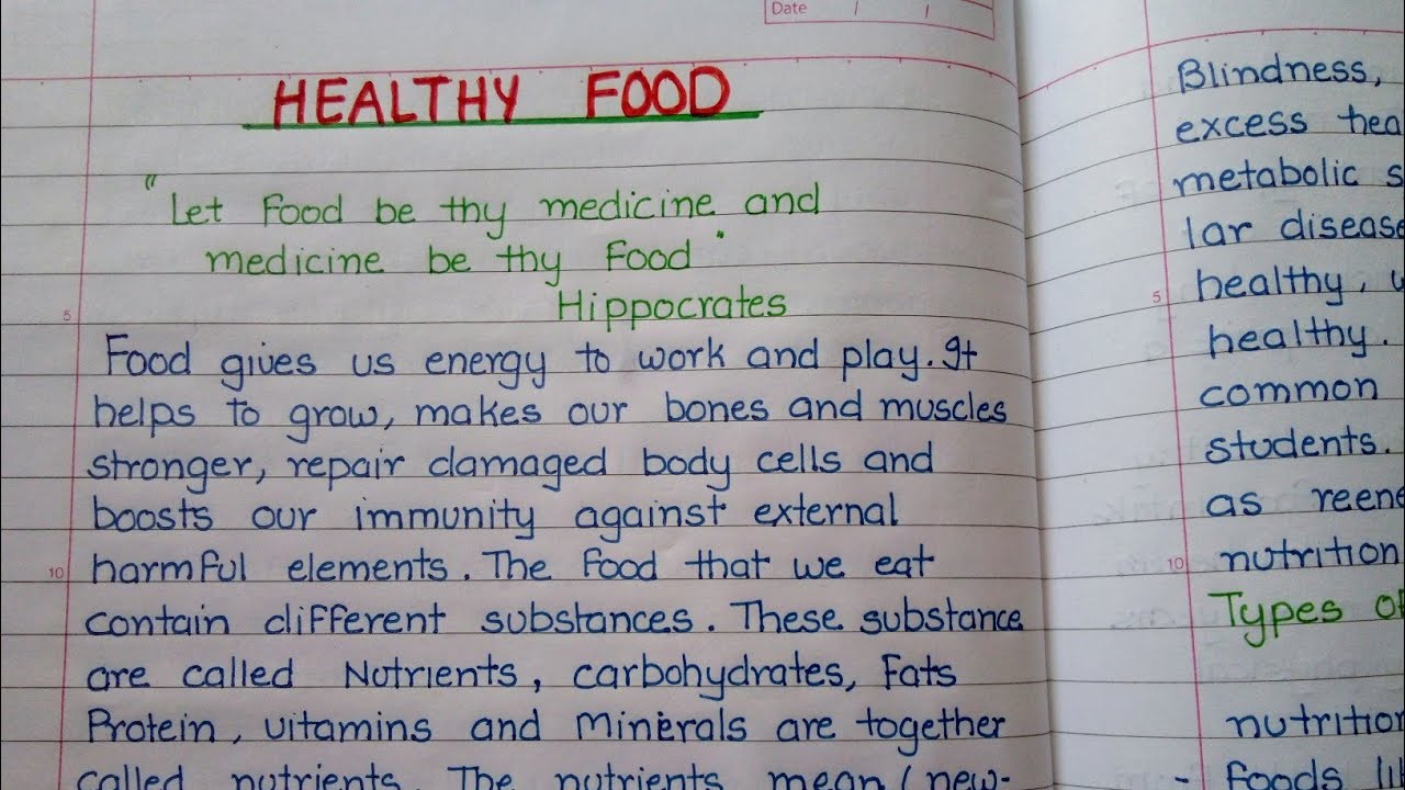 An essay on nutrition