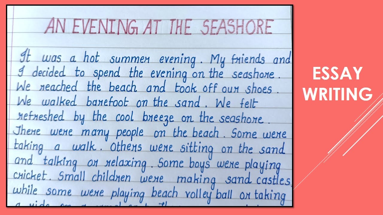 An evening at the beach essay