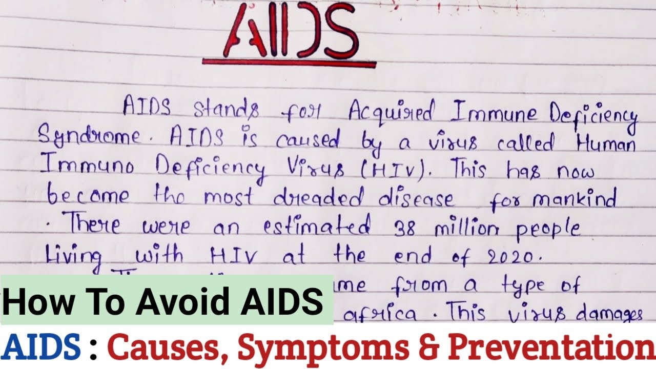 An expository essay on hiv/aids