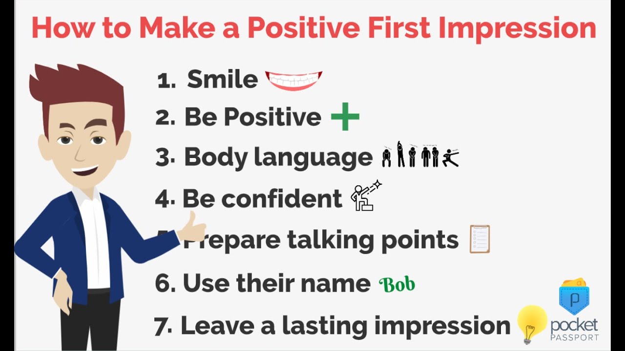 How can you make a good impression in an interview