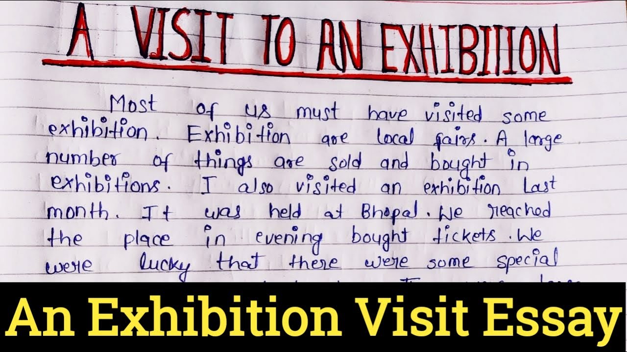 A visit to an art exhibition essay
