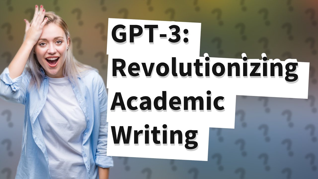 Can gpt-3 write an academic paper